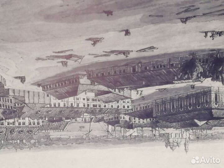 Гравюры и акварель Санкт - Петербурга