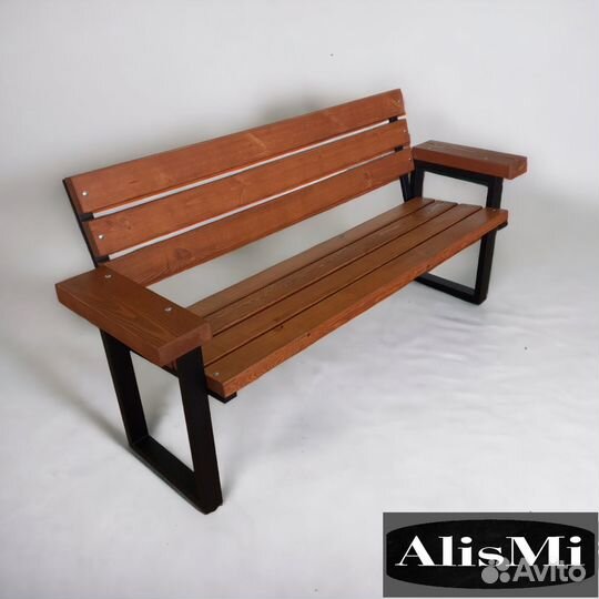 Скамейка в стиле лофт