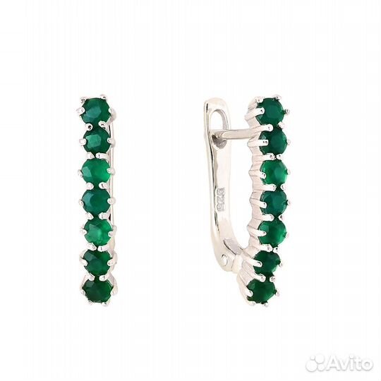 Серьги серебряные