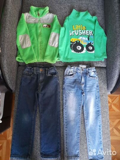 Вещи пакетом на мальчика 110-116