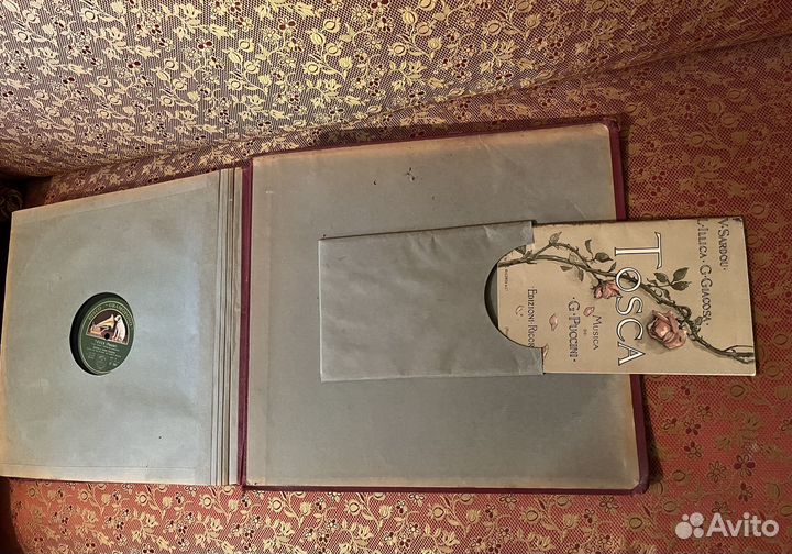 Альбом с пластинками опера Тоска