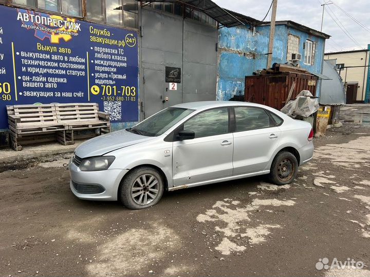 Порог левый Volkswagen Polo седан 2013