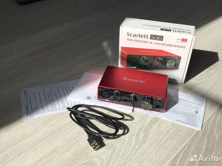 Focusrite scarlett solo 3rd gen