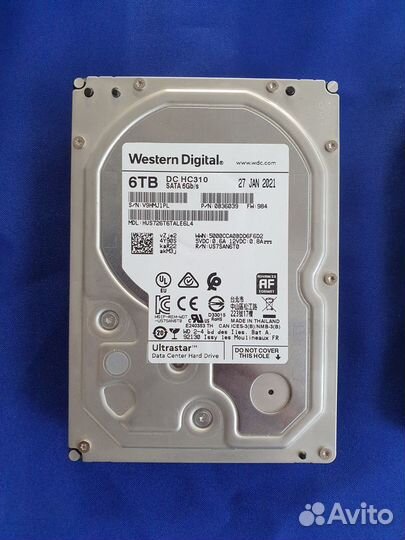 Жесткий диск Western Digital WD 6 тб 2 штуки