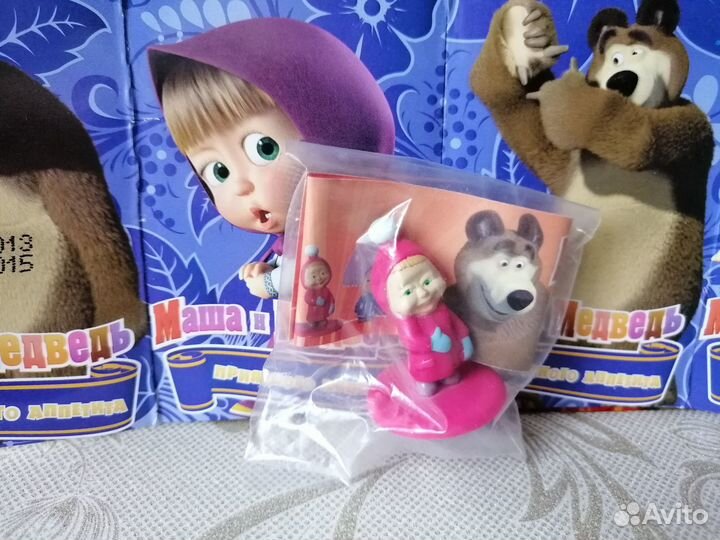 Маша и медведь - игрушки карамель. разные