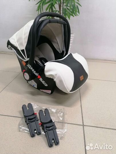 Новая автолюлька на коляску (с адаптерами)
