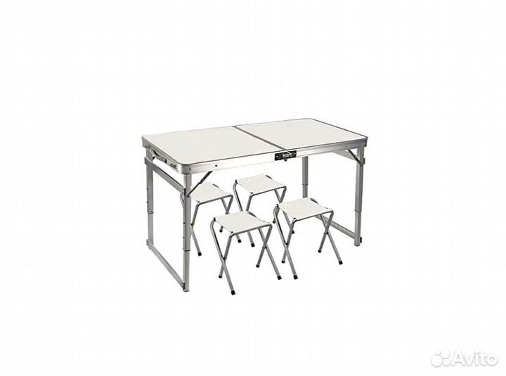 Складные туристические стол и стулья(4)