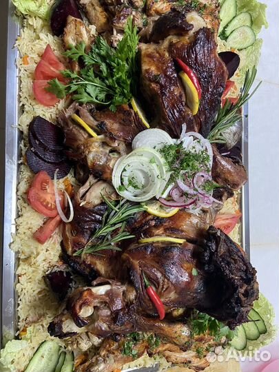 Ягненок запеченный под землей