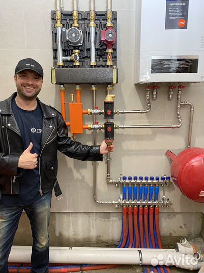 Монтаж отопления, водоснабжения. Сантехник