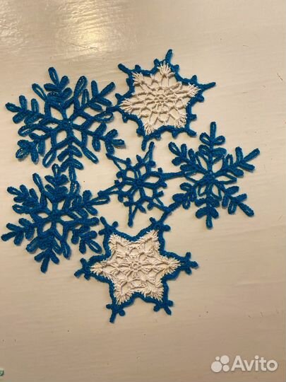 Снежинки ажурные