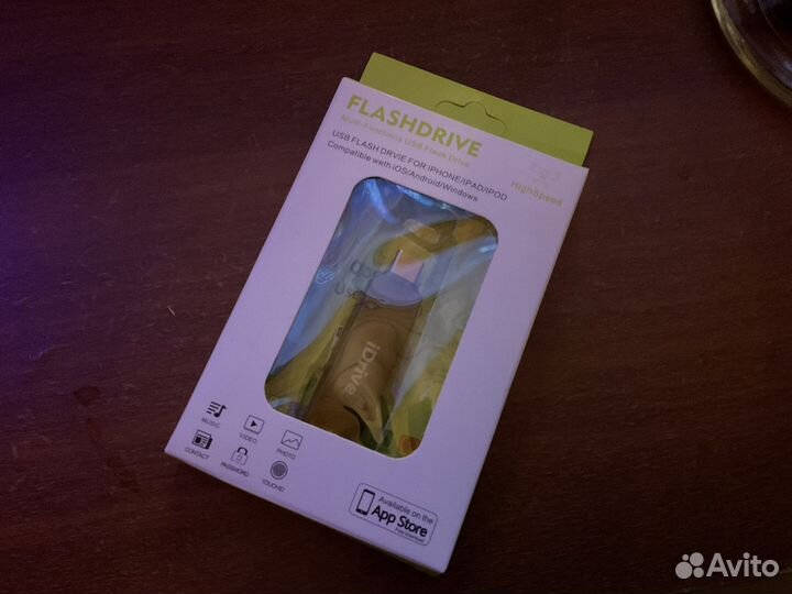 Флеш-накопитель для iPhone 2в1, 128гб