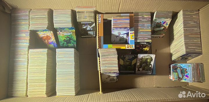 Огромный лот по карточкам Черепашки Ниндзя