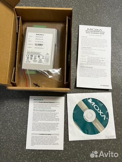 Сетевое оборудование передачи данных moxa