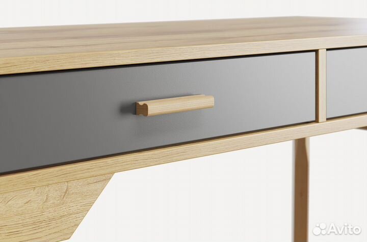 Стол с ящиком Нордик-1 Wood Grey