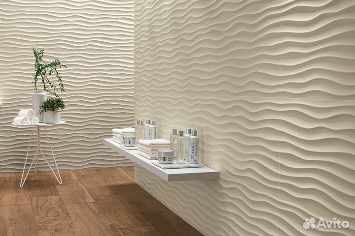 Плитка atlas C. 3D wall Angle White Matt 40x80