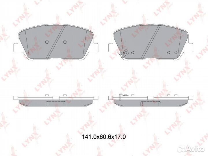 Колодки тормозные дисковые перед