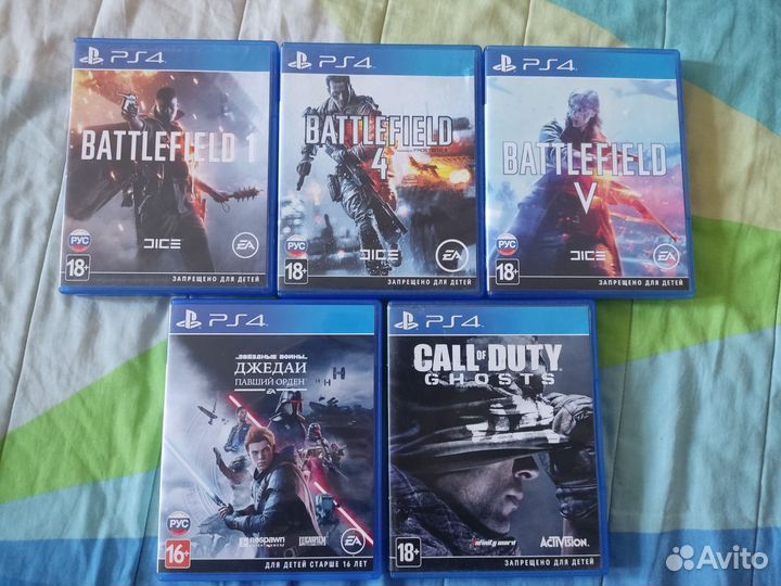 Лицензионные диски к PlayStation 4