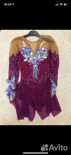 Костюм для фигурного катания 128 134