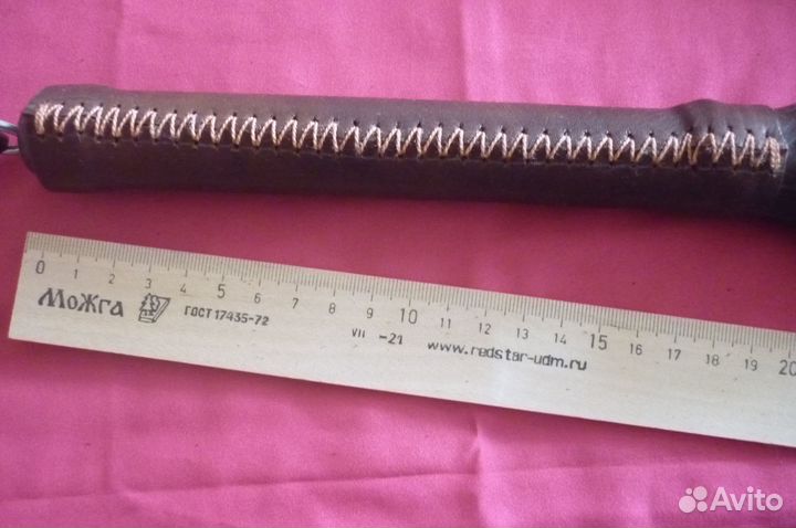 Флоггер из натуральной кожи крс, 60 см