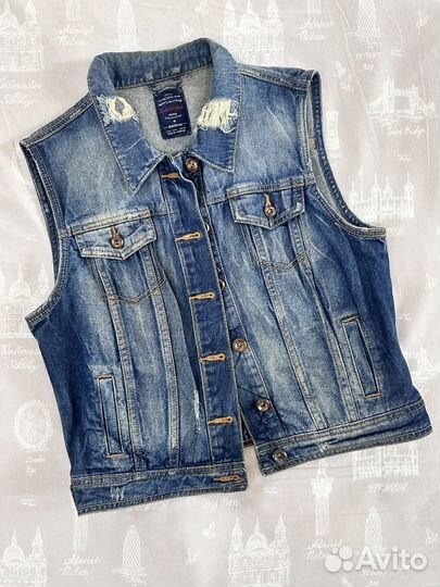 Жилетка джинсовая Bershka