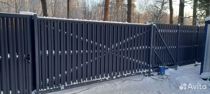 Установка заборов под ключ