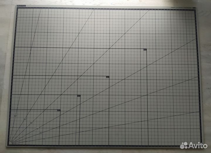 Мат для резки А2. Раскройный коврик 60х45 см
