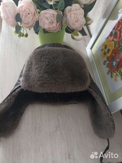 Новая меховая шапка-ушанка