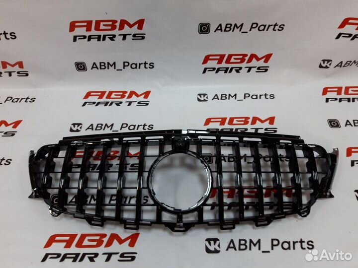 Решетка радиатора Mercedes w213 GT black grile