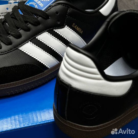 Кроссовки Adidas Originals Samba «black&white»