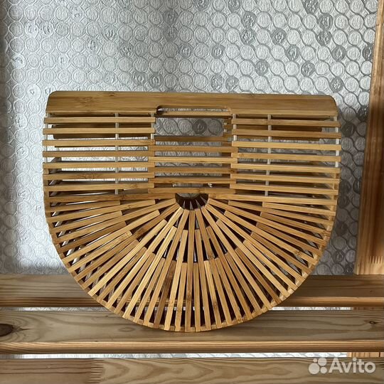 Деревянная сумка летняя