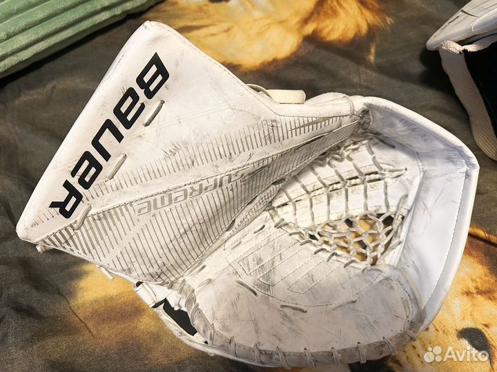 Ловушка и блин хоккейные вратарские