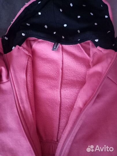 Комбинезон трикотажный на флисе 128