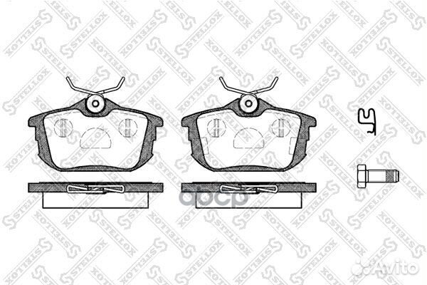 616 012-SX 605 12 колодки дисковые з Smart Fo