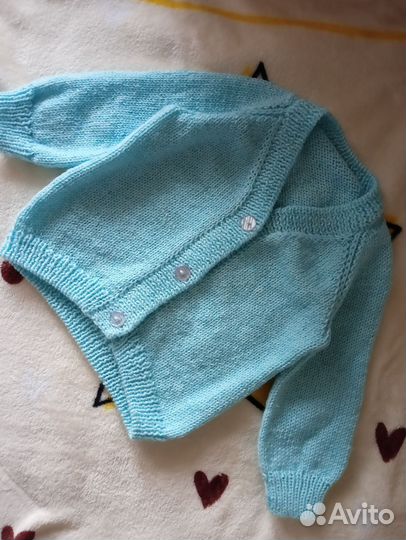 Вязаный кардиган детский