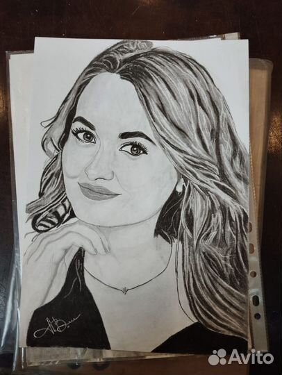 Портрет по фото карандашом