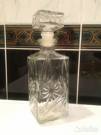 Графины-штофы хрустальные