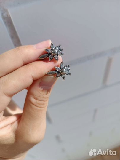 Серьги серебро 925