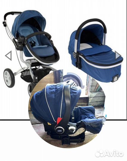 Коляска 3 в 1 graco автолюлька