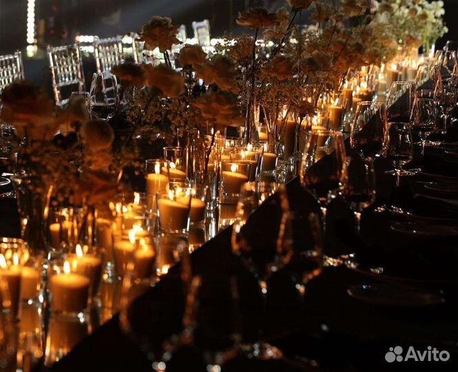 Насыпные свечи в аренду