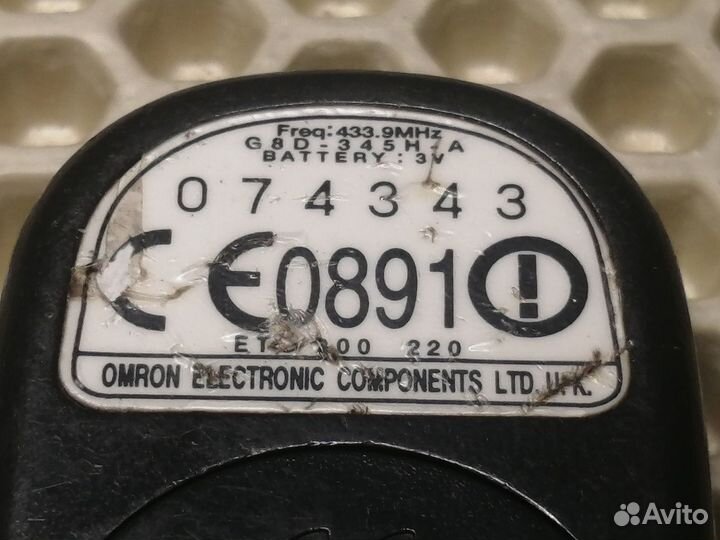 Omron G8D-344H-A Honda брелок 3 кнопки G8D-345H-A