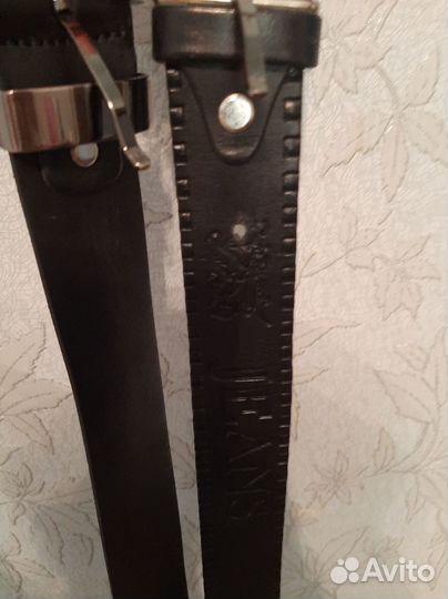 Мужской кожаный ремень