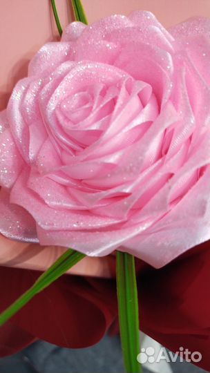 Букет из атласных лент