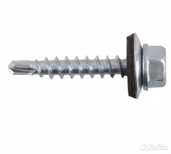Кровельные саморезы с буром оцинкованные 4.8х28 мм