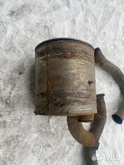 Бочка глушителя в Сборе с трубами DAF XF95