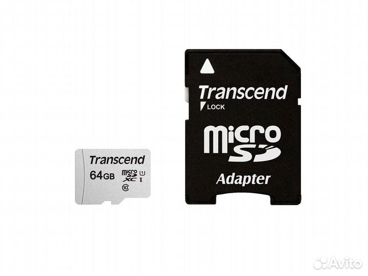 Карта памяти Transcend microsdxc UHS-I U1 64GB