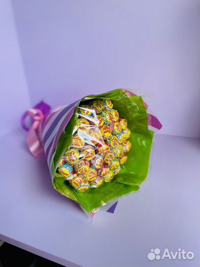 Сладкие букеты из конфет