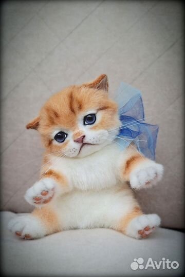 Котёнок рыжий игрушка