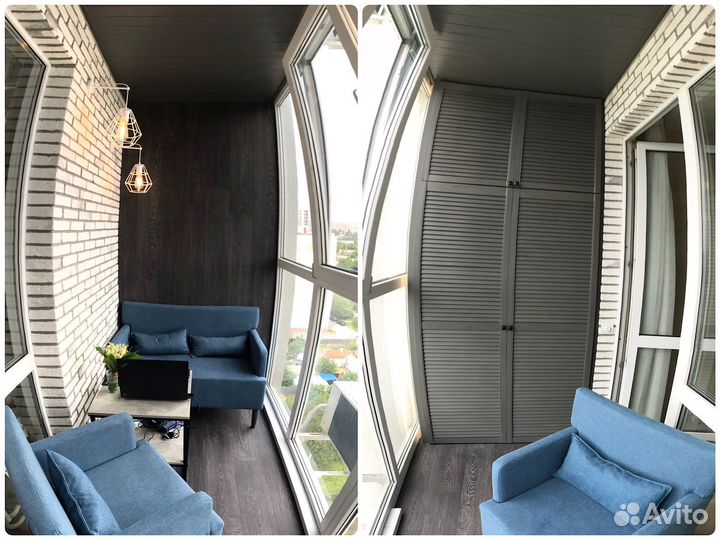 Отделка и утепление балконов/лоджий