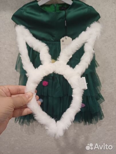 Платье новогоднее новое, 28 размер