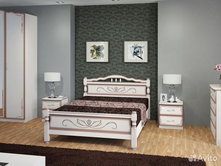 Кровать с матрацем